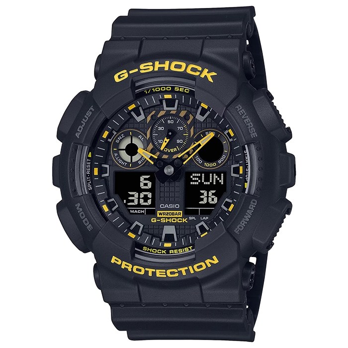 メール便送料無料対応可】 美品CASIO 数回着用のみ G-SHOCK GA−100BY