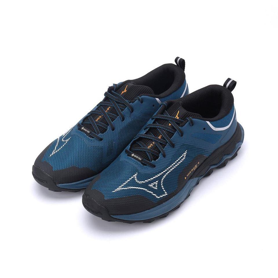 MIZUNO WAVE IBUKI 4 GORE-TEX 戶外慢跑鞋深藍J1GJ225951 男鞋|慢跑鞋 