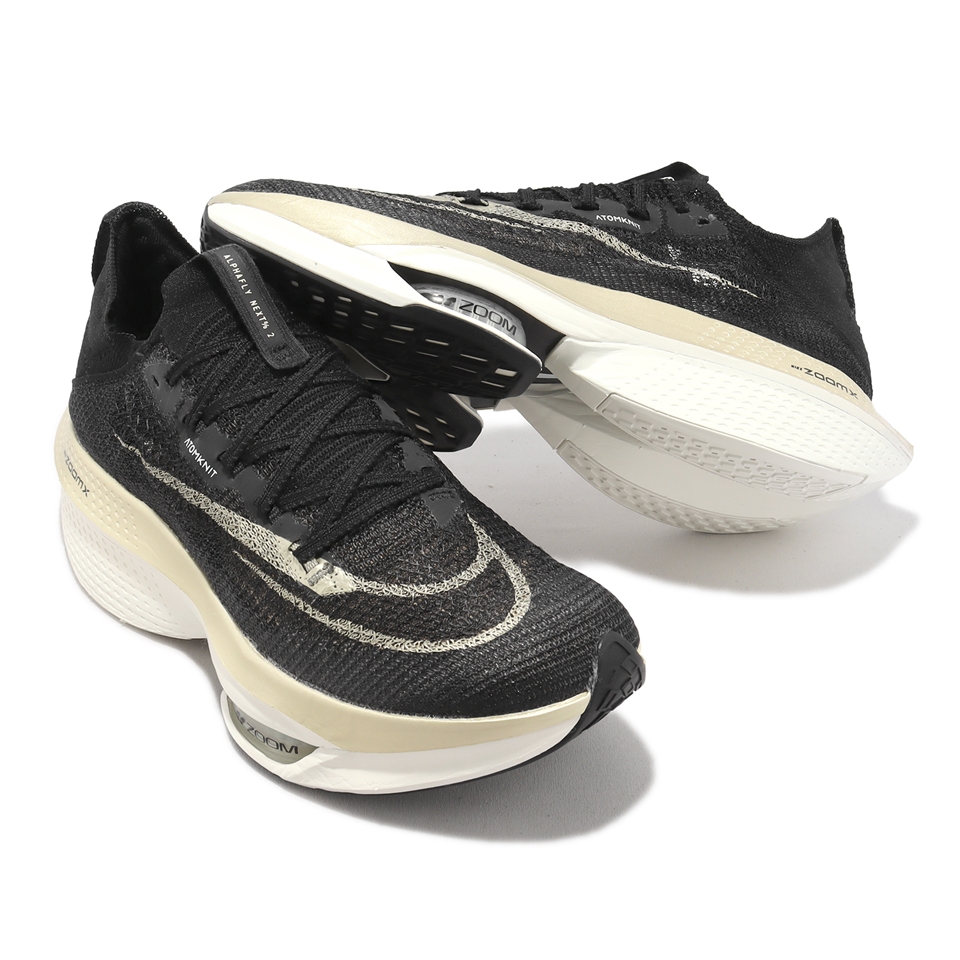 Nike 競速跑鞋Air Zoom Alphafly Next% 2 男鞋黑金針織厚底運動鞋