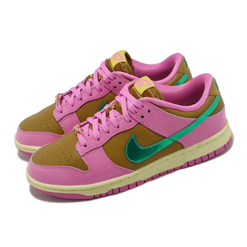 Nike x Parris Goebel Wmns Dunk Low PG QS 女鞋聯名粉紅棕綠