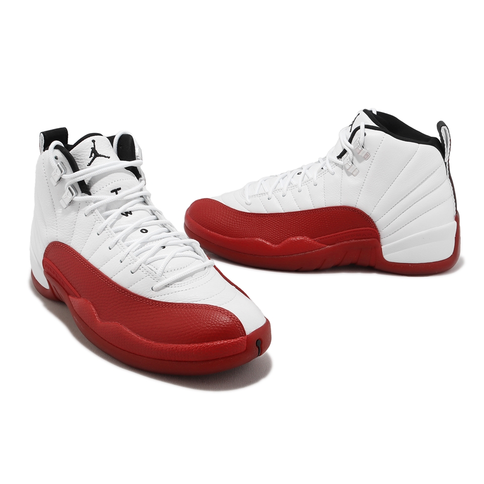 Nike Air Jordan 12 Retro Cherry 男鞋白紅AJ12 休閒鞋CT8013-116|會員