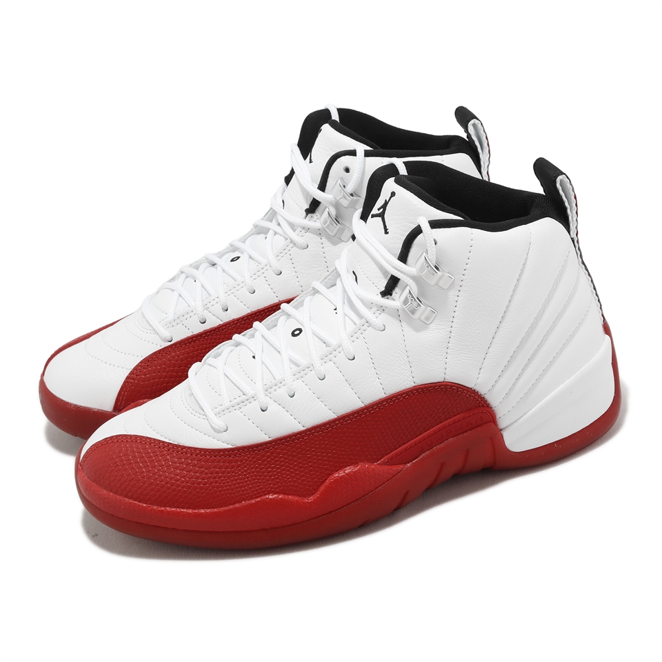 Nike Air Jordan 12 Retro Cherry 男鞋白紅AJ12 休閒鞋CT8013-116|會員