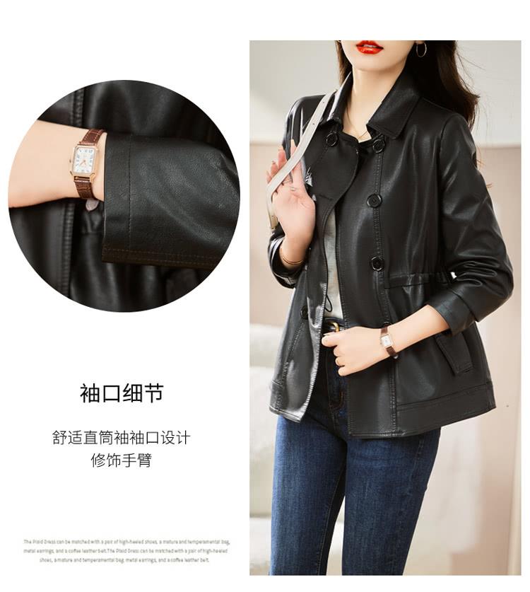 袖口细节 舒适直筒袖袖口设计 修饰手臂 