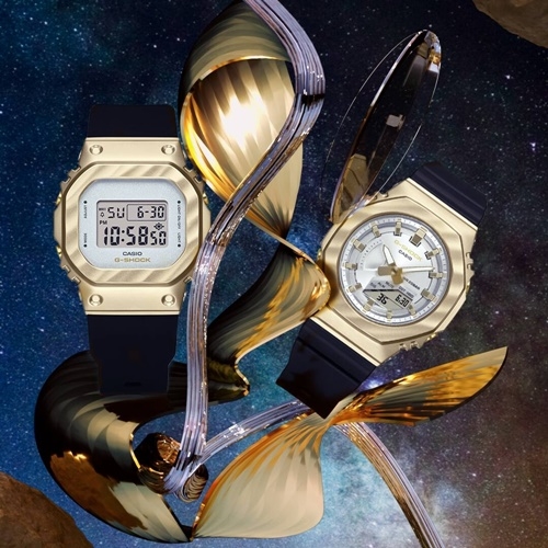 CASIO 卡西歐】G-SHOCK 優雅精緻極簡淺金黃色八角形錶殼GM-S2100BC