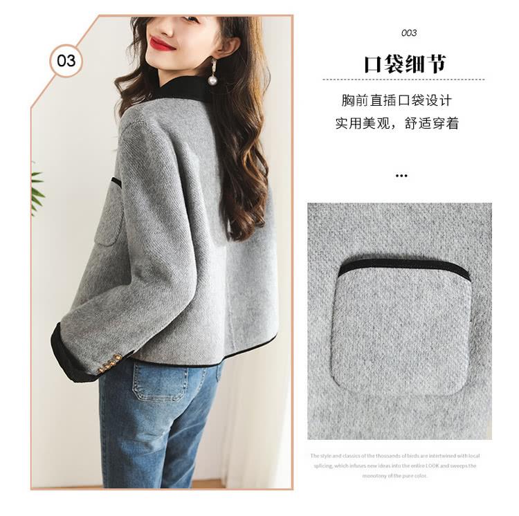 口袋细节 胸前直插口袋设计 实用美观,舒适穿着 