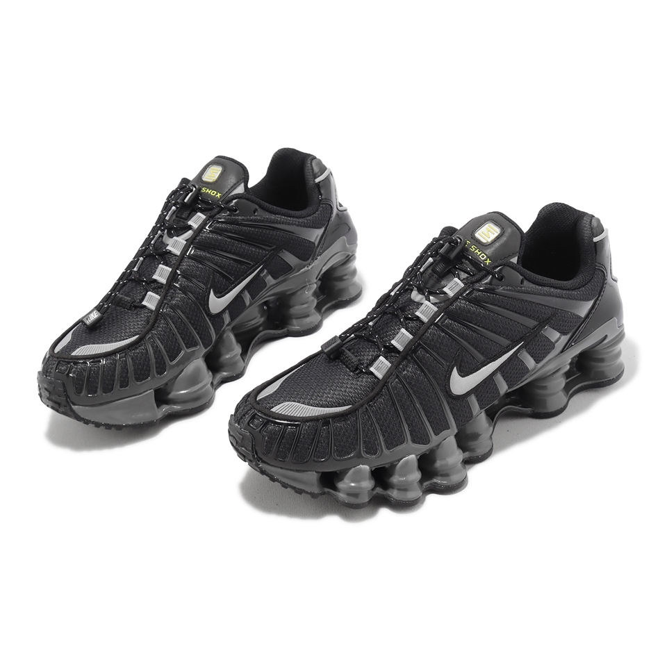 Nike 休閒鞋Wmns Shox TL 黑鐵灰銀女鞋漆皮彈簧鞋運動鞋FV0939-001