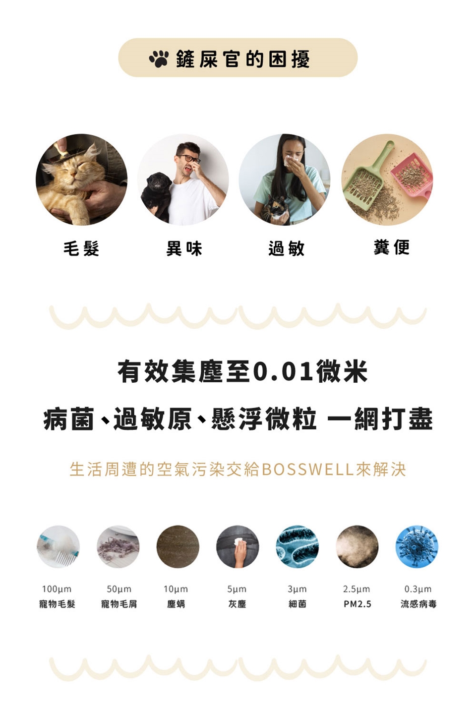 專為貓狗家庭打造！MonPet異味專攻空氣清淨機