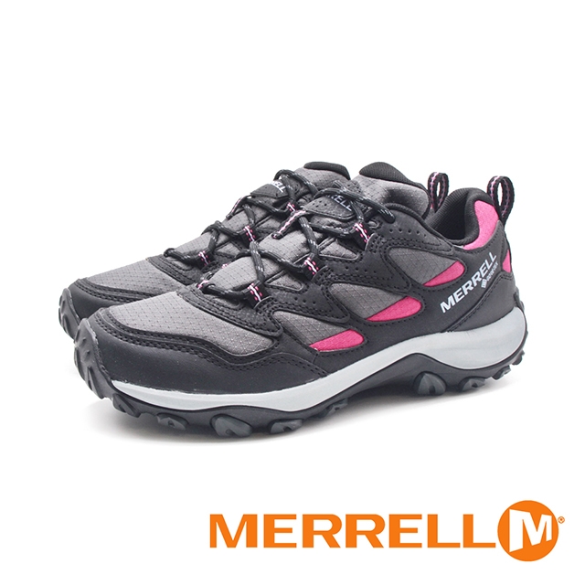 MERRELL(女)WEST RIM SPORT GORE-TEX避震耐磨登山鞋女鞋-黑桃|會員獨享