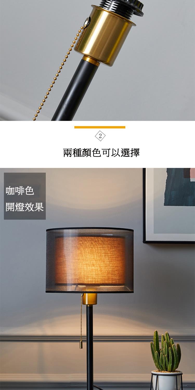 咖啡色 開燈效果 兩種顏色可以選擇 