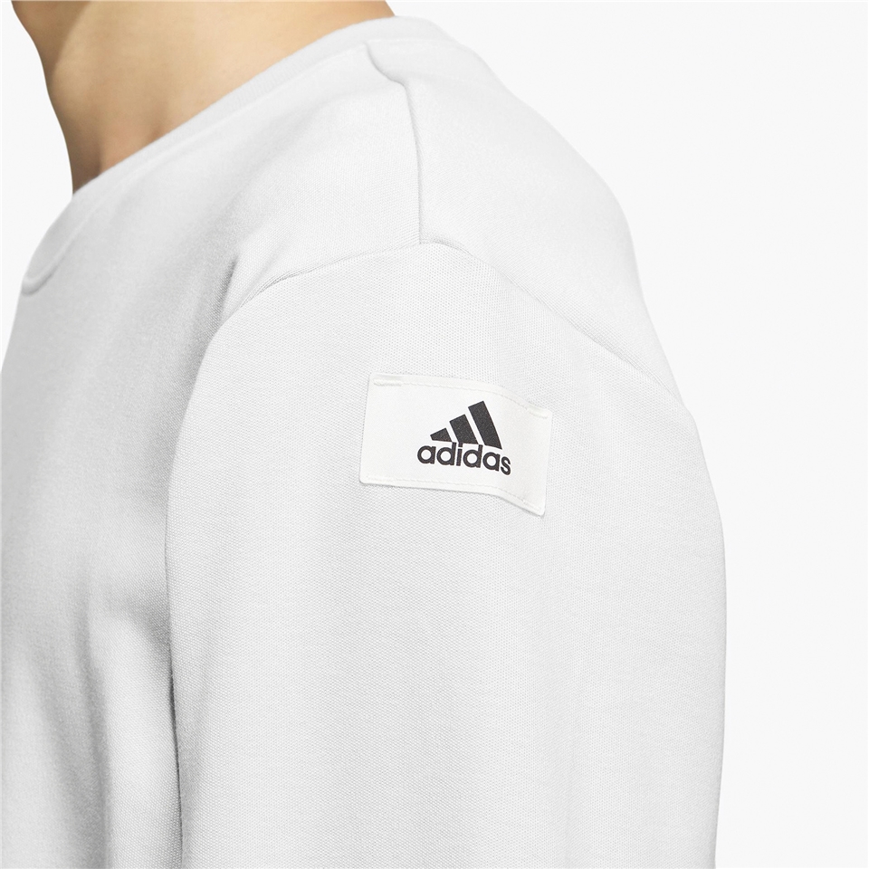 adidas 大學T Sports Sweatshirts 灰男款長袖上衣縫線愛迪達IK2795