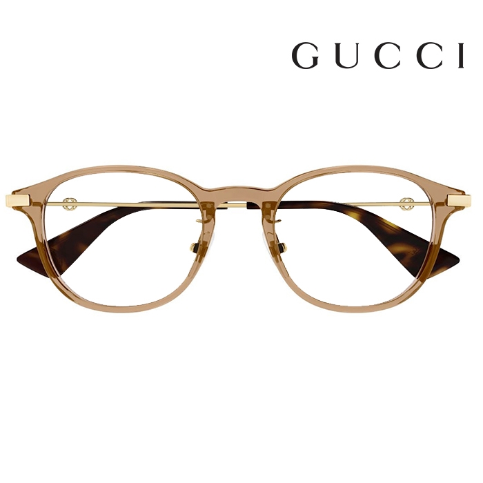 Gucci】古馳光學鏡框GG1471OJ 003 48mm 果凍透明感橢圓形鏡框膠框眼鏡 