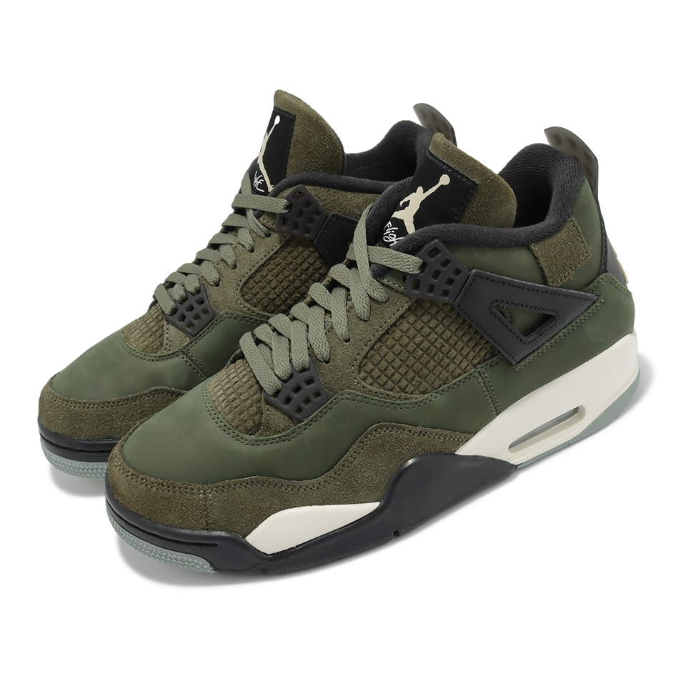 Nike Air Jordan 4 Retro SE Craft Medium Olive 綠男鞋4代FB9927-200