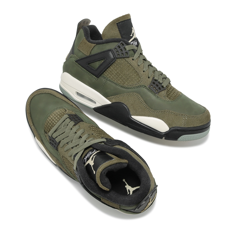 Nike Air Jordan 4 Retro SE Craft Medium Olive 綠男鞋4代FB9927-200