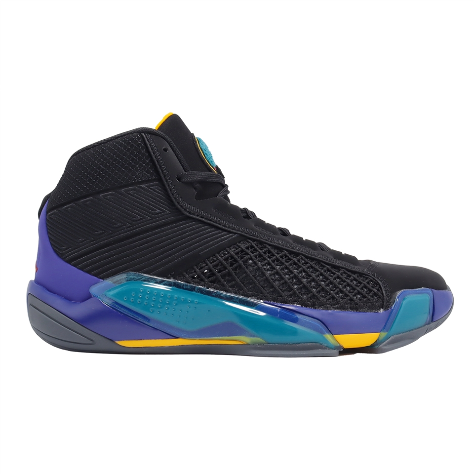 Nike 籃球鞋Air Jordan 38 XXXVIII PF Aqua 黑藍男鞋AJ 喬丹氣墊DZ3355