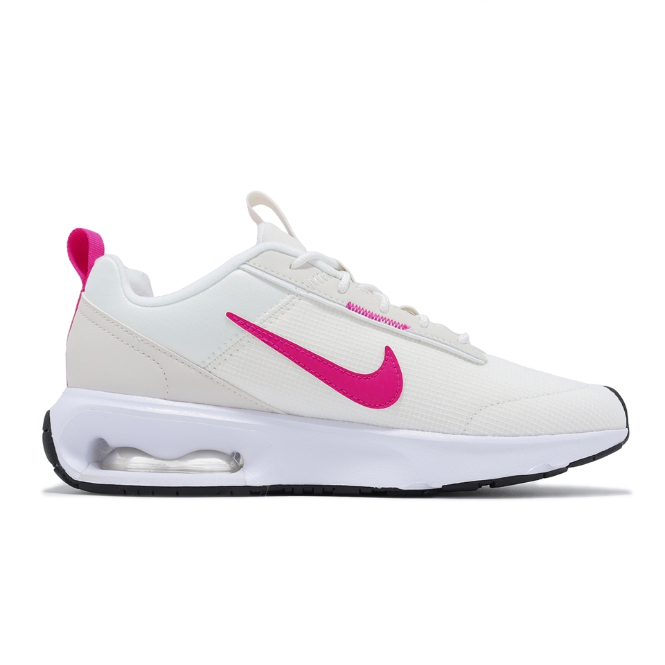 Nike 休閒鞋Wmns Air Max INTRLK Lite 女鞋米白桃紅氣墊厚底運動鞋