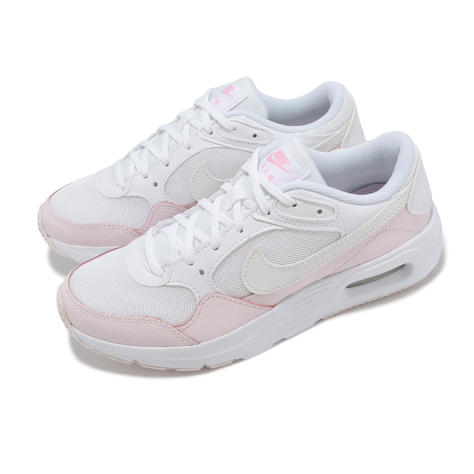 Nike 休閒鞋Air Max SC GS 大童女鞋粉紅白氣墊復古皮革經典CZ5358-115