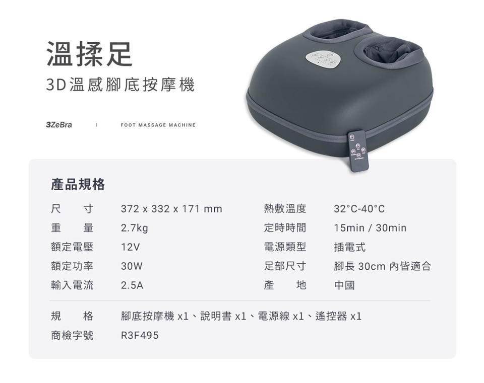 3ZeBra三隻斑馬 溫揉足 - 詳情7