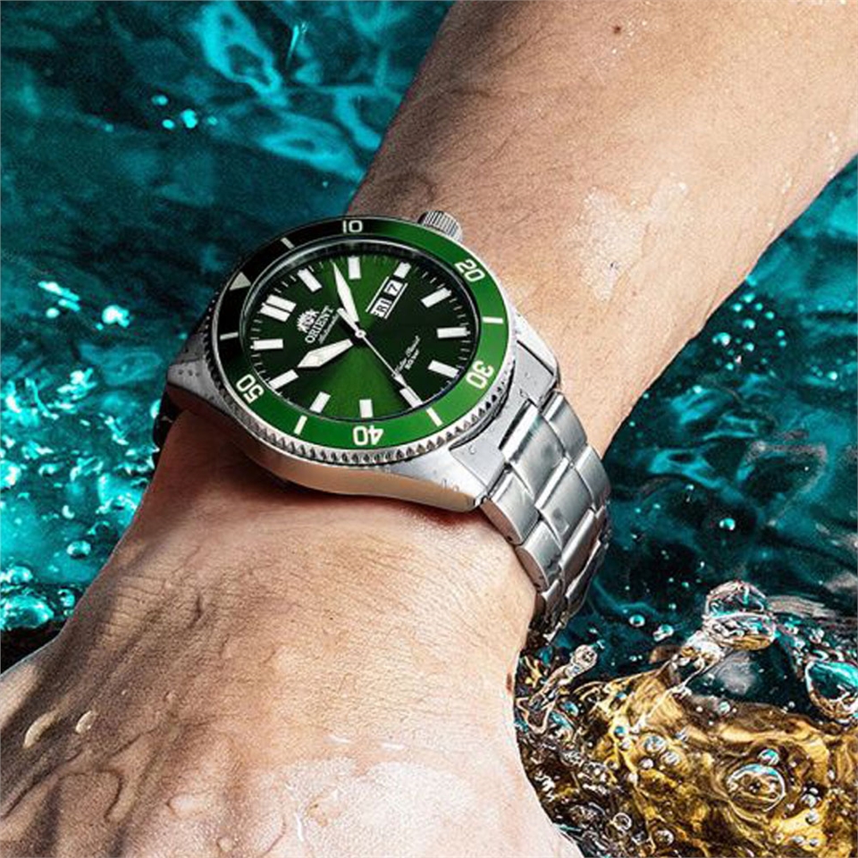 ORIENT 東方錶綠水鬼200米潛水機械腕錶-RA-AA0914E/綠44MM|預購 ORIENT 東方錶綠水鬼200米潛水機械腕錶-RA-AA0914E/綠44MM|預購