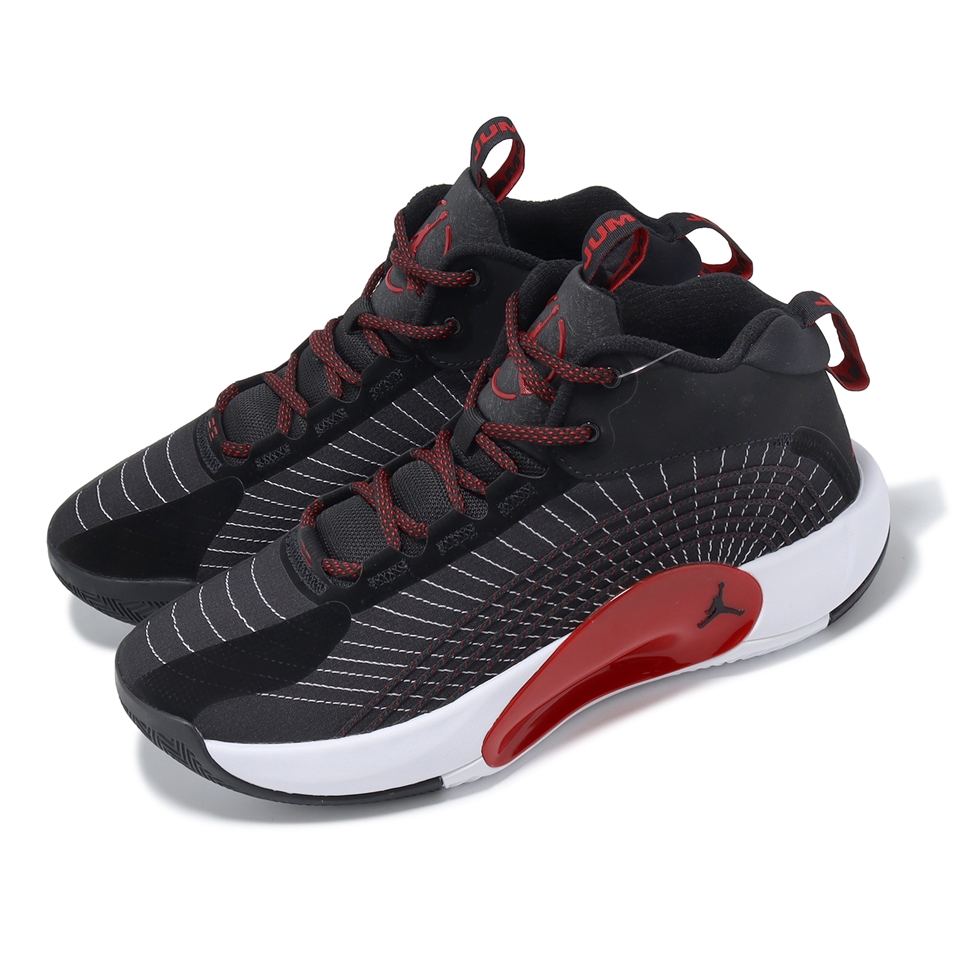 Nike 籃球鞋Jordan Jumpman 2021 PF 男鞋黑紅氣墊緩震運動鞋CQ4229-006