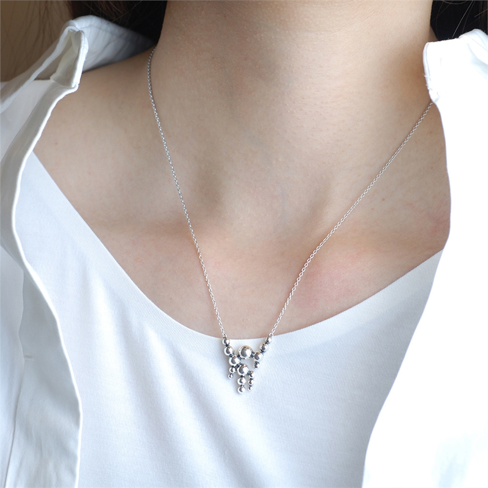 Georg Jensen 喬治傑生】Moonlight Grapes #551M 吊燈葡萄純銀