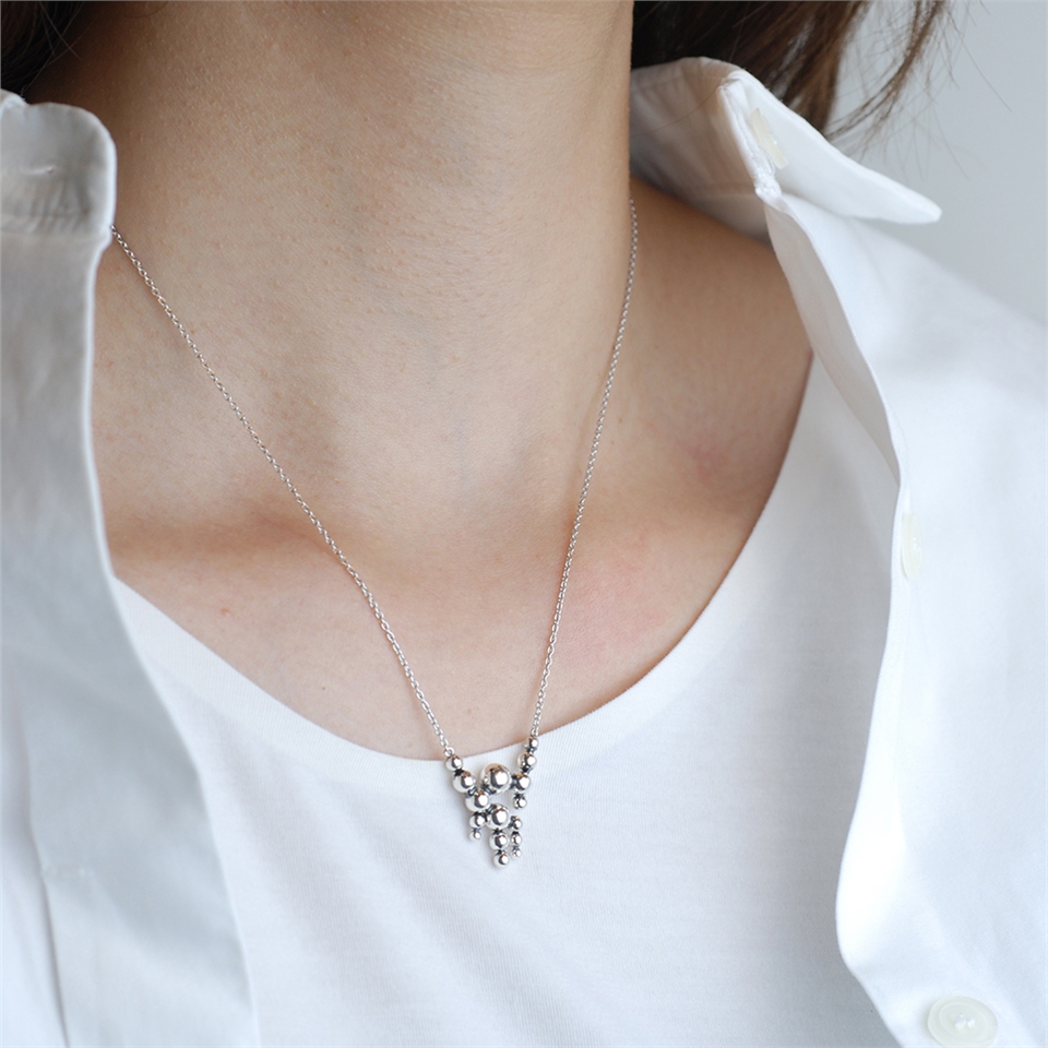 Georg Jensen 喬治傑生】Moonlight Grapes #551M 吊燈葡萄純銀