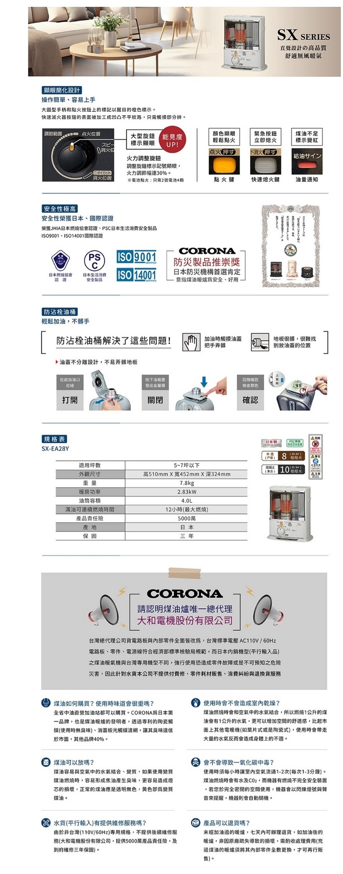 CORONA SX-EA28Y - 詳情1
