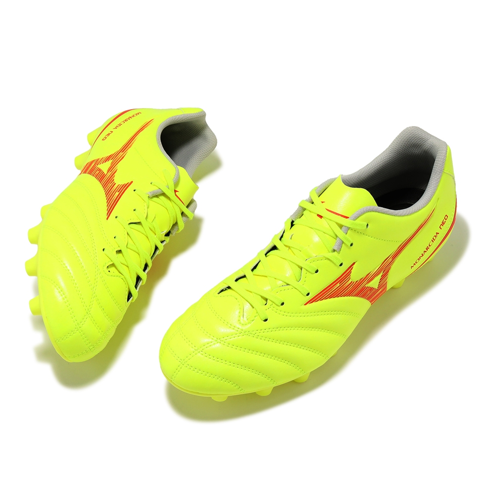 Mizuno 足球鞋Monarcida Neo III Select Wide 男鞋寬楦黃人工草皮