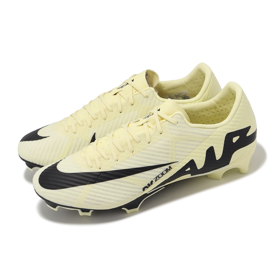 Nike 足球鞋Zoom Vapor 15 Academy FG/MG 男鞋黃黑草地DJ5631