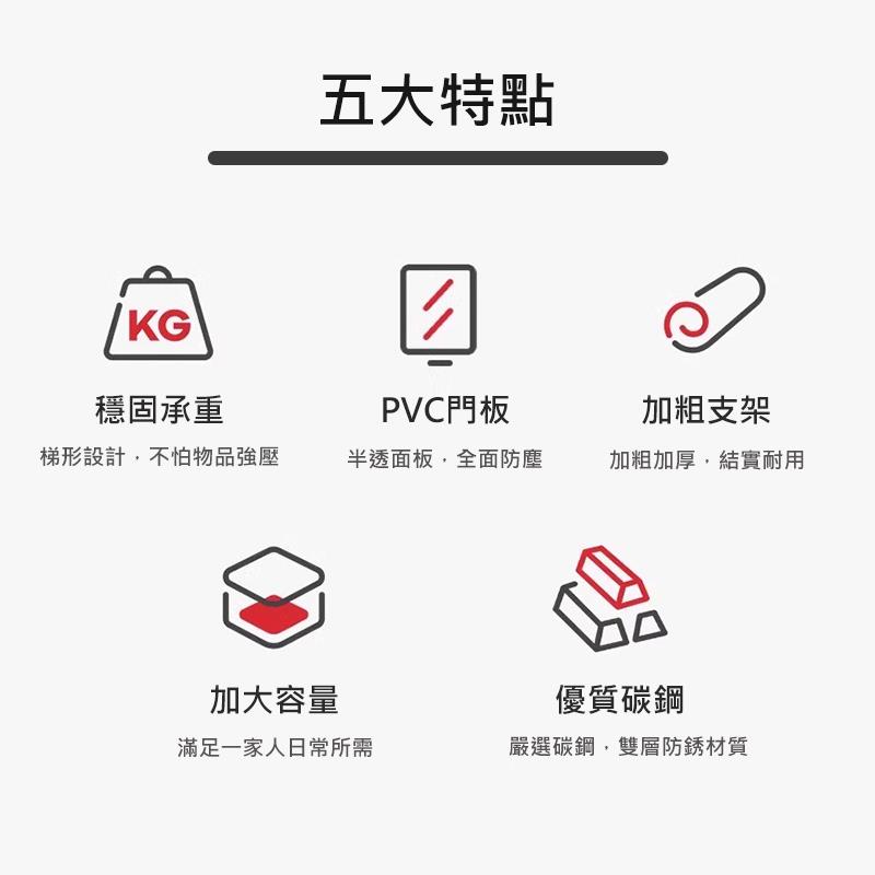 梯形設計,不怕物品強壓