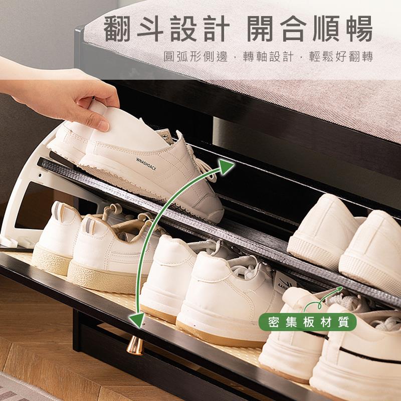 翻斗設計 開合順暢 圓弧形側邊,轉軸設計,輕鬆好翻轉 密集板材質 