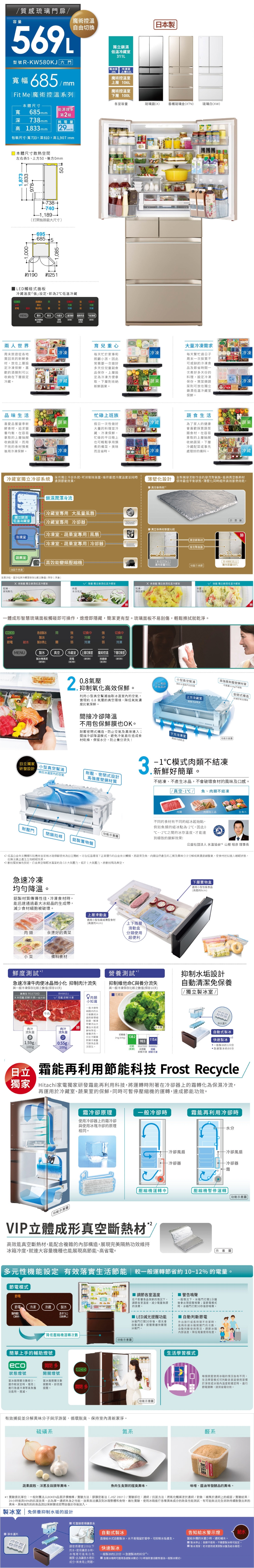 HITACHI日立 RKW580KJ - 詳情2