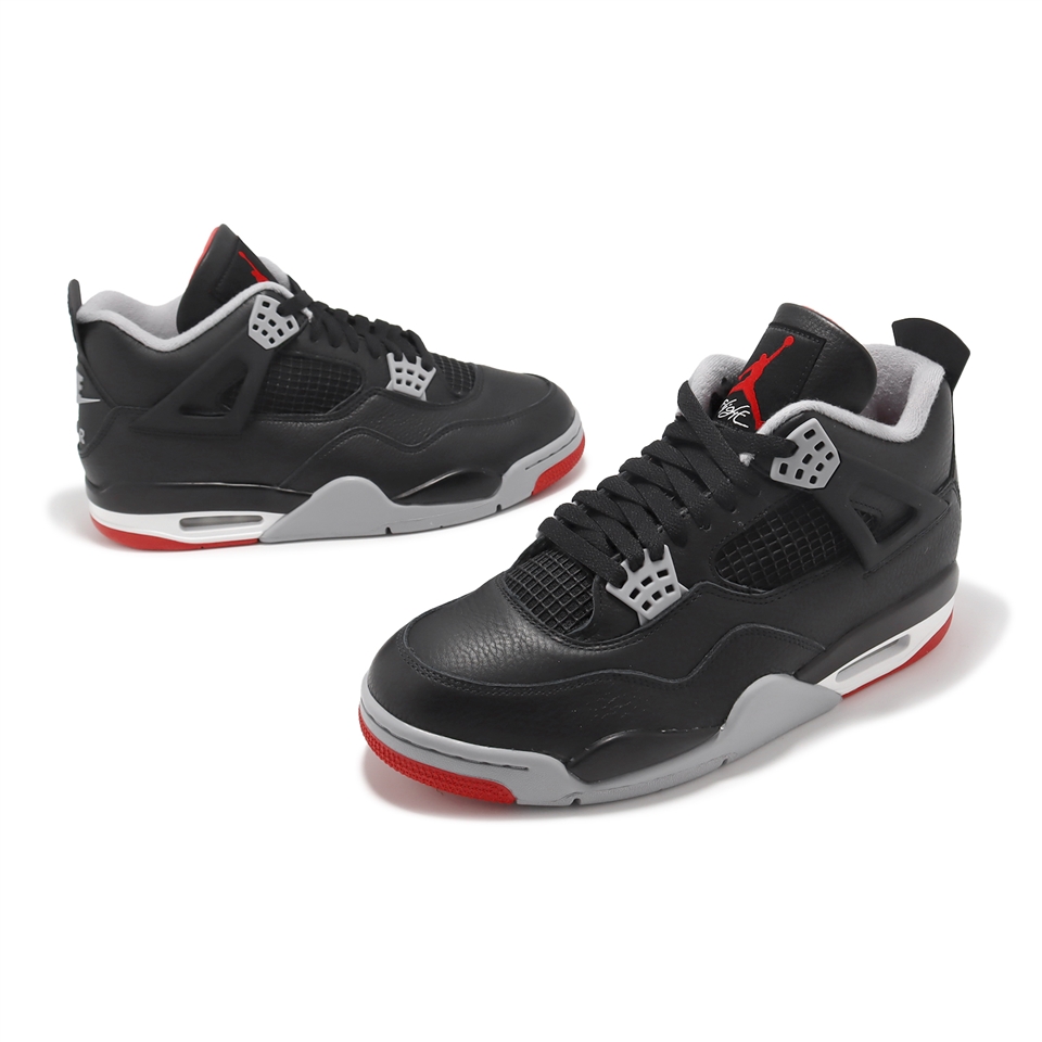 Nike Air Jordan 4 Retro Bred Reimagined 男鞋黑紅4代喬丹FV5029-006