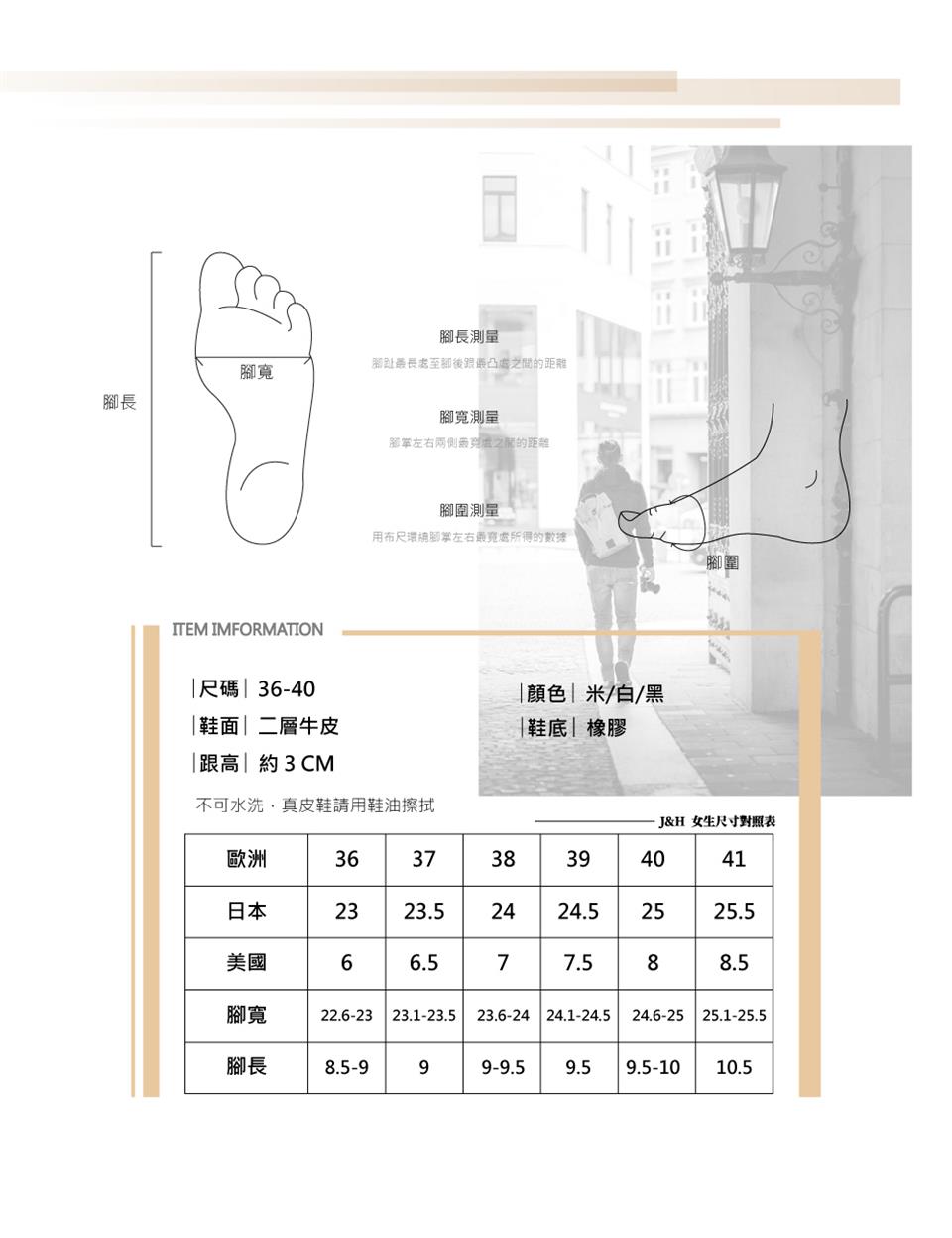 腳趾最長處至腳後跟最凸處之間的距離