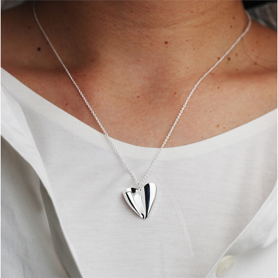 Georg Jensen 喬治傑生】2024年度Heart純銀項鍊|項鍊|ETMall東森