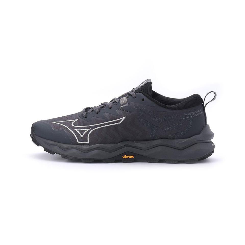 みずぴ MIZUNO WAVE DAICHI 8 GORE-TEX 防潑水寬楦戶外慢跑鞋黑