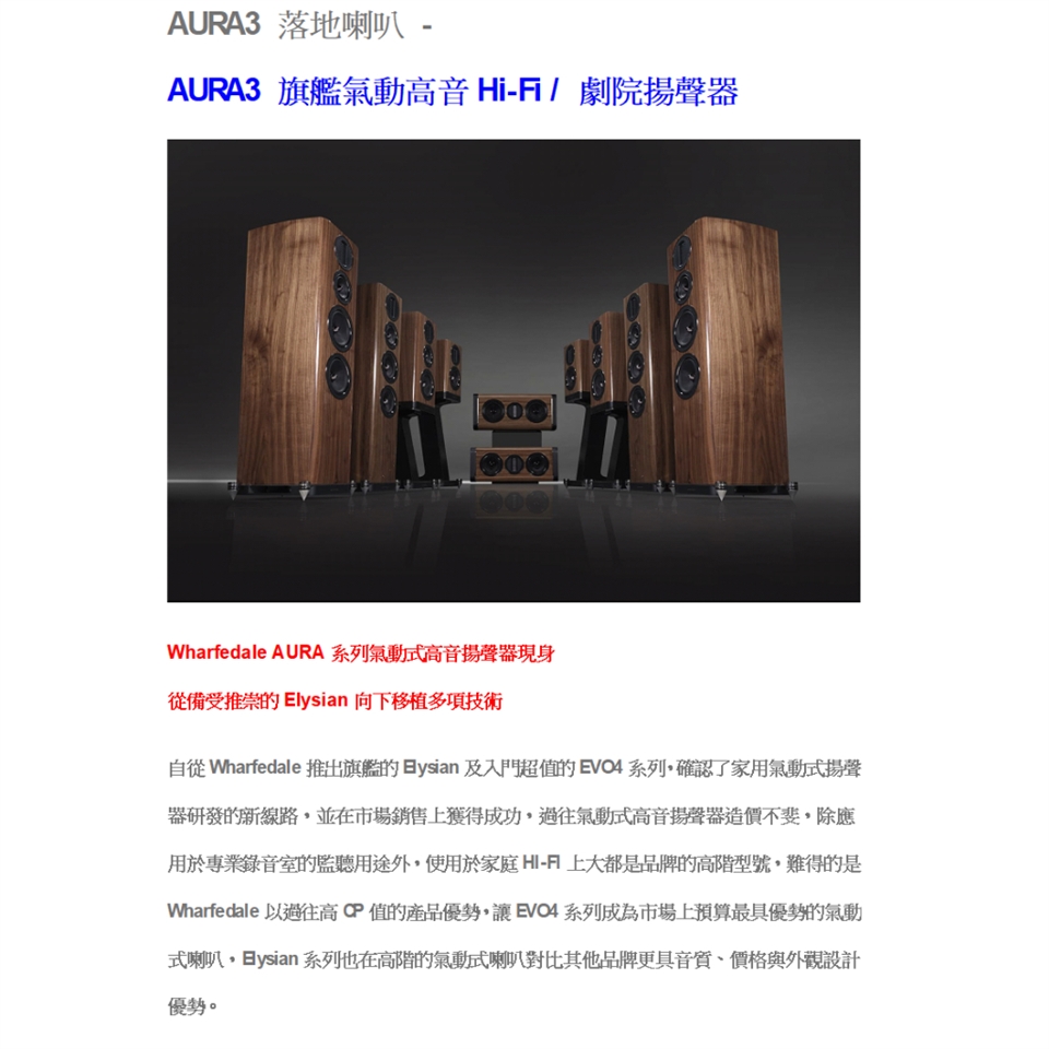 Wharfedale AURA 3 - 詳情3