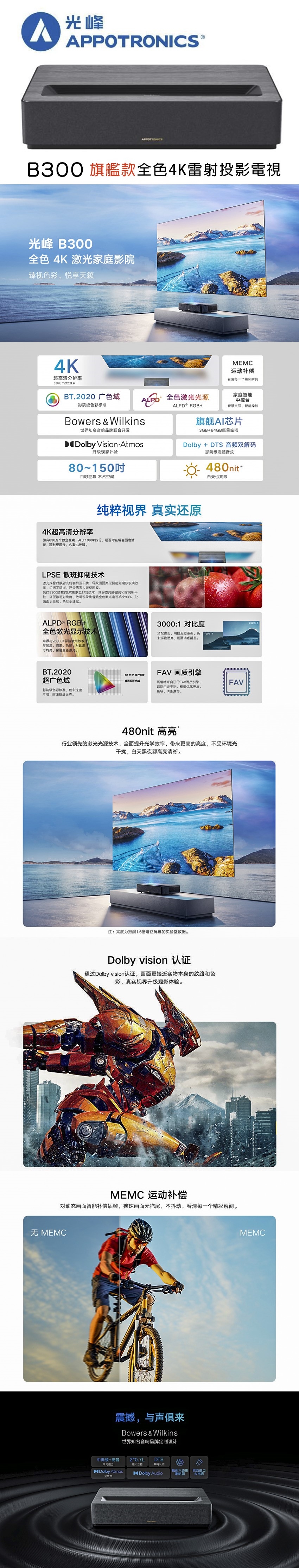 光峰 B300 - 詳情3