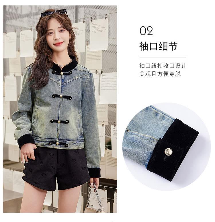 袖口细节 袖口纽扣收口设计 美观且方便穿脫 