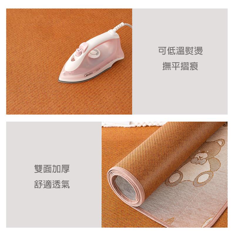 雙面加厚 舒適透氣 可低溫熨燙 撫平摺痕 