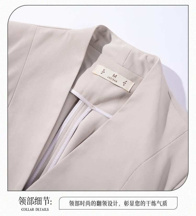领部细节 领部时尚的翻领设计,彰显您的干练气质 