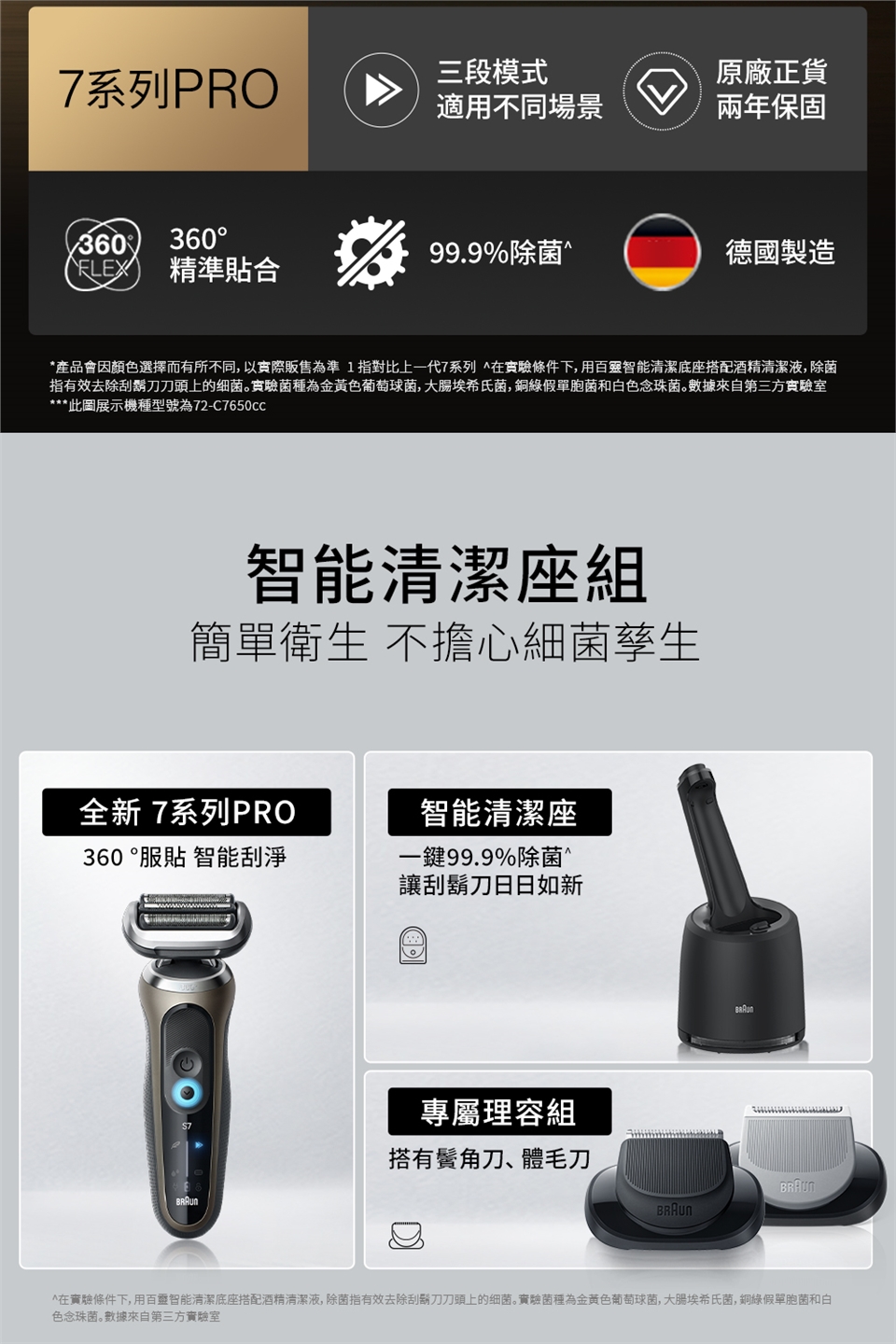 BRAUN德國百靈 72-C7650cc - 詳情15