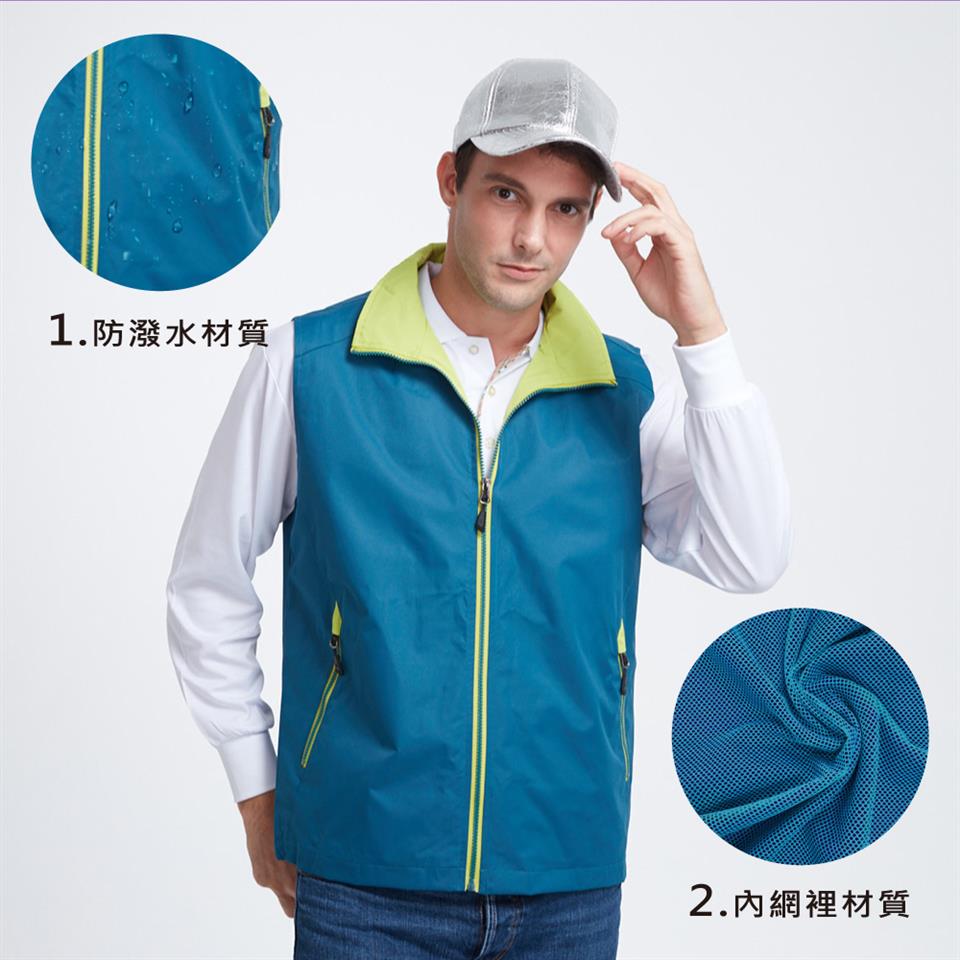 1.防潑水材質 2.內網裡材質 