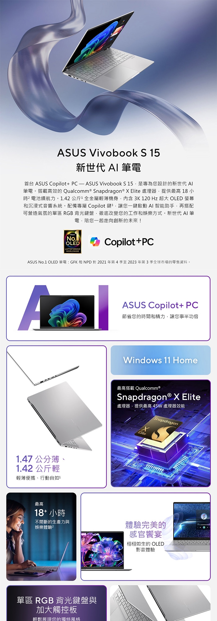 ASUS華碩 Vivobook S 15 X1E - 詳情3