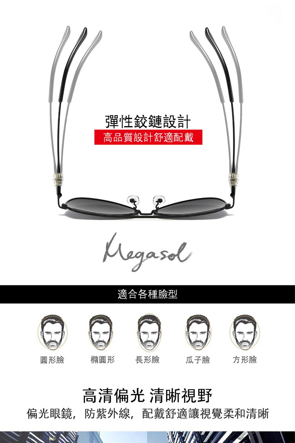 偏光眼鏡,防紫外線,配戴舒適讓視覺柔和清晰