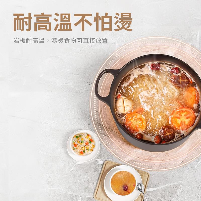 耐高溫不怕燙 岩板耐高溫,滾燙食物可直接放置 