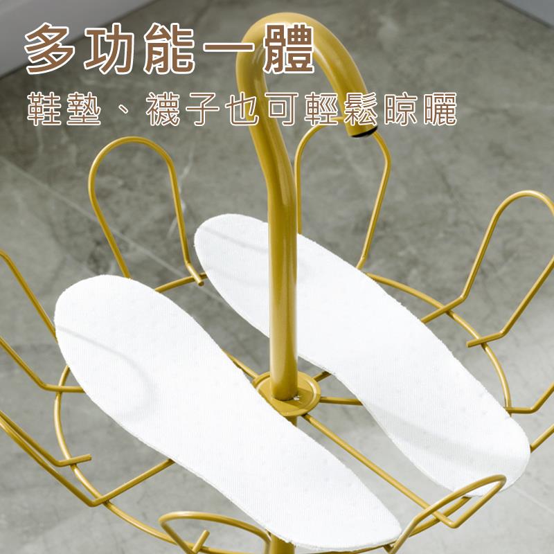 多功能一體 鞋墊、襪子也可輕鬆晾曬 