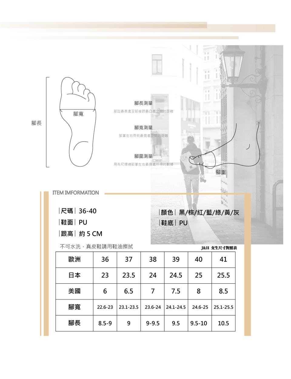 腳趾最長處至腳後跟最凸處之間的距離