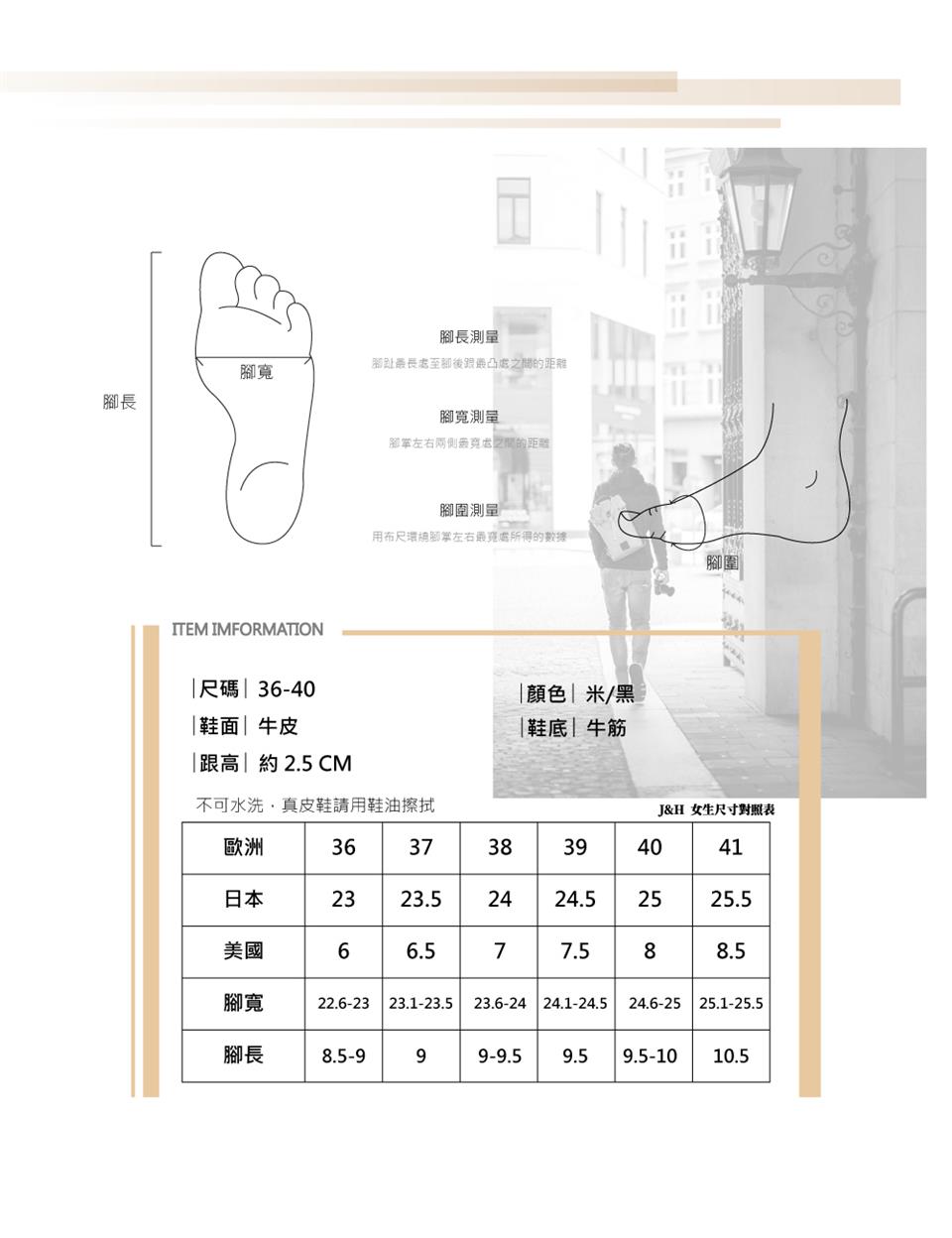 腳趾最長處至腳後跟最凸處之間的距離