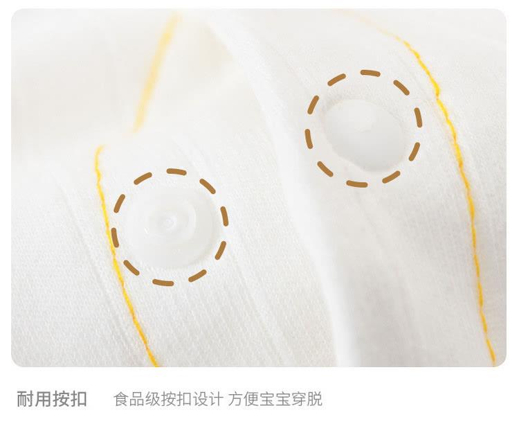耐用按扣 食品级按扣设计 方便宝宝穿脱 
