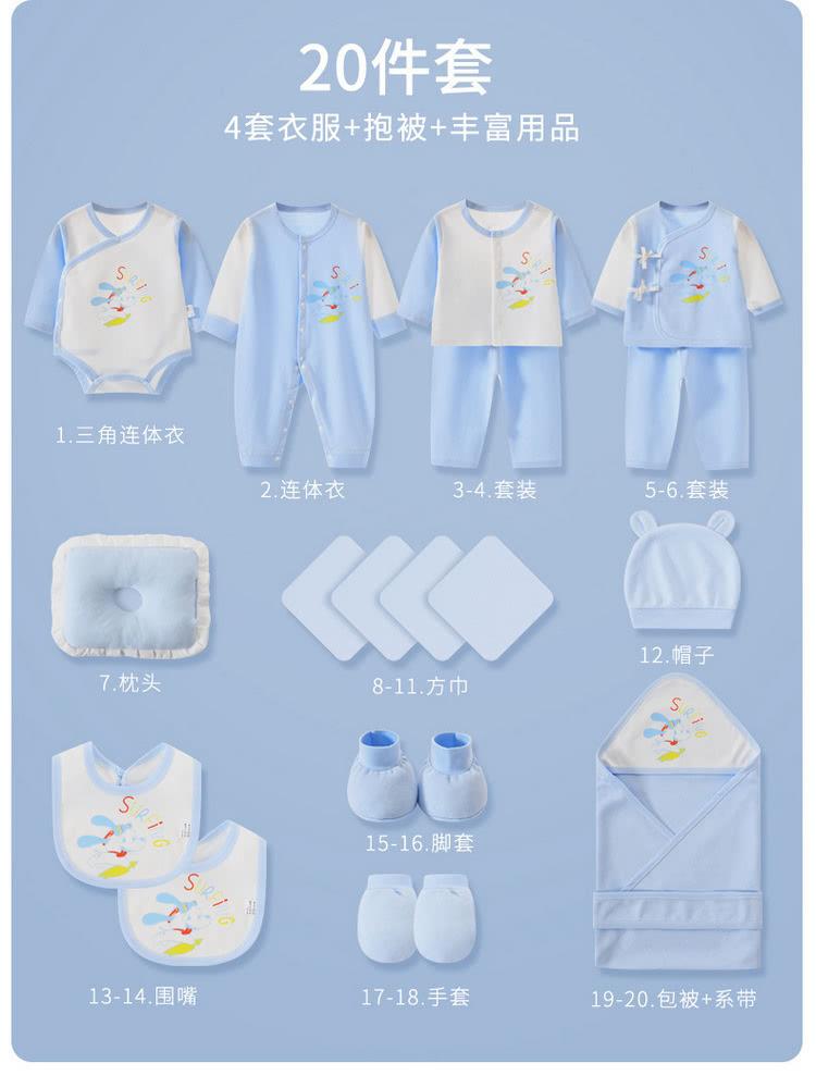 4套衣服抱被丰富用品